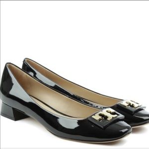 Tory Burch GiGi Black Patent 8.5